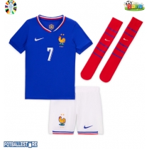 Frankrike Antoine Griezmann #7 Hjemmedraktsett Barn EM 2024 Kortermet (+ Korte bukser)